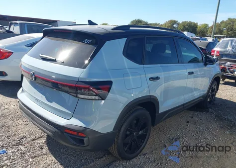 2025 Volkswagen Taos 1.5T Se Black z USA, uszkodzony, nr VIN 3VV3C7B21SM062262